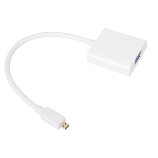 Адаптер VCom Mini HDMI CM to VGA F White - CG592-0.15m