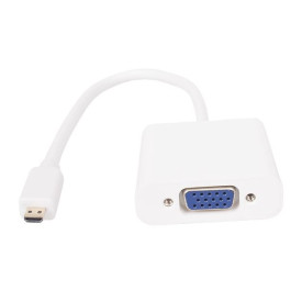 Адаптер VCom Mini HDMI CM to VGA F White - CG592-0.15m