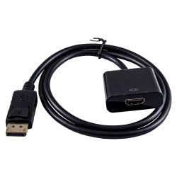 Активен адаптер VCom DisplayPort -> HDMI F 1.0m - CG601-1m