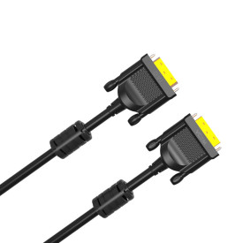 DVI кабел VCom DVI 24+1 Dual Link M / M +2 Ferrites - CG442GD-1.8m