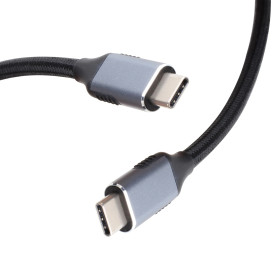 USB кабел VCom USB2.0 Type-C/Type-C 100W 1m - CU407M-1.0m