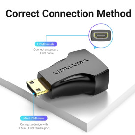 Адаптер Vention Mini HDMI M / HDMI F - AISB0