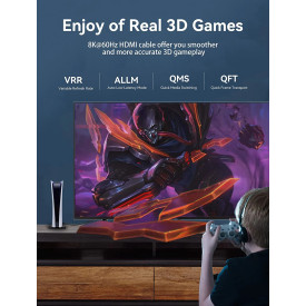 HDMI кабел Vention HDMI v2.1 M / M 2m - 8K Dolby Vision HDR - AANBH