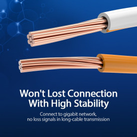 Мрежови кабел Vention LAN UTP Cat.6 Patch Cable - 0.5M Black - IBEBD