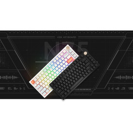Безжична клавиатура VGN Wireless Gaming Mechanical Keyboard - N75 PRO Caribbean Blue - Azure Switches [Linear]