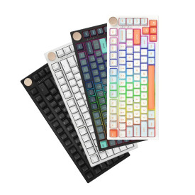 Безжична клавиатура VGN Wireless Gaming Mechanical Keyboard - N75 PRO Jelly Orange - Azure Switches, RGB