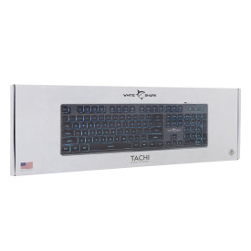 Клавиатура White Shark Gaming Keyboard TACHI - Low-Profile (English US), Black