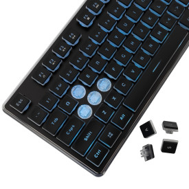 Клавиатура White Shark Gaming Keyboard TACHI - Low-Profile (English US), Black