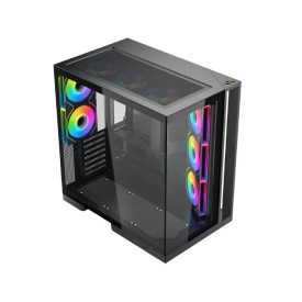 Кутия за компютър Xigmatek Case ATX - Aqua 7 - 8 ARGB Fans, USB-C