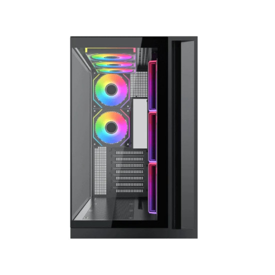 Кутия за компютър Xigmatek Case ATX - Aqua 7 - 8 ARGB Fans, USB-C