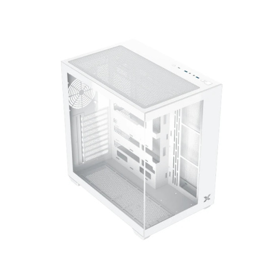 Кутия за компютър Xigmatek Case ATX - Aqua V Air Arctic (H23A) - 7 ARGB Fans