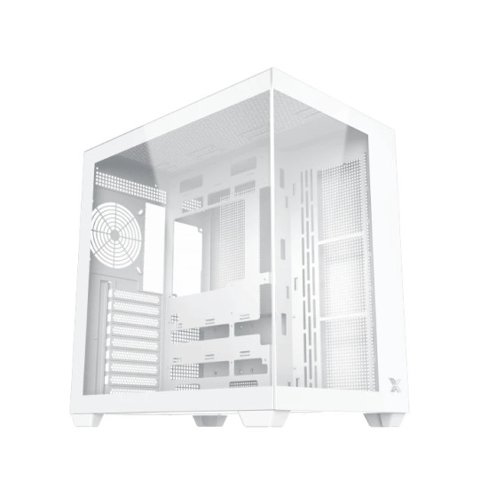 Кутия за компютър Xigmatek Case ATX - Aqua V Air Arctic (H23A) - 7 ARGB Fans