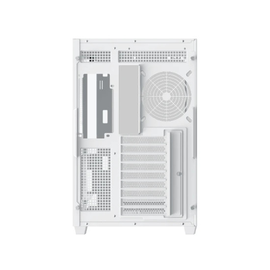 Кутия за компютър Xigmatek Case ATX - Aqua V Air Arctic (H23A) - 7 ARGB Fans