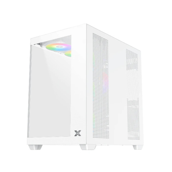 Кутия за компютър Xigmatek Case ATX - Aqua V Air Arctic (H23A) - 7 ARGB Fans