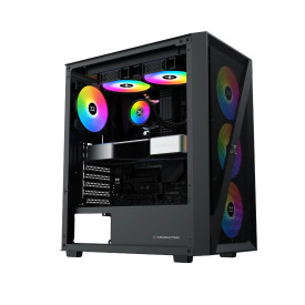 Кутия за компютър Xigmatek Blade - 4 RGB Fans, Black