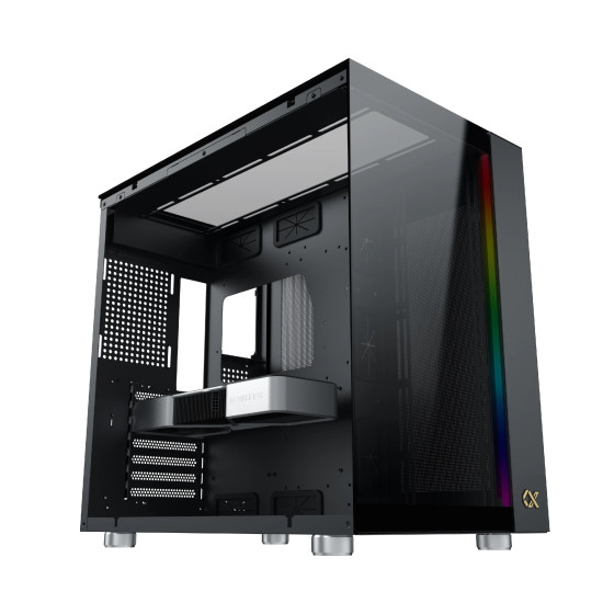 Кутия за компютър Xigmatek AQUA ULTRA - 7 ARGB Fans, Black