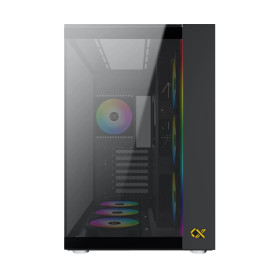 Кутия за компютър Xigmatek AQUA ULTRA - 7 ARGB Fans, Black