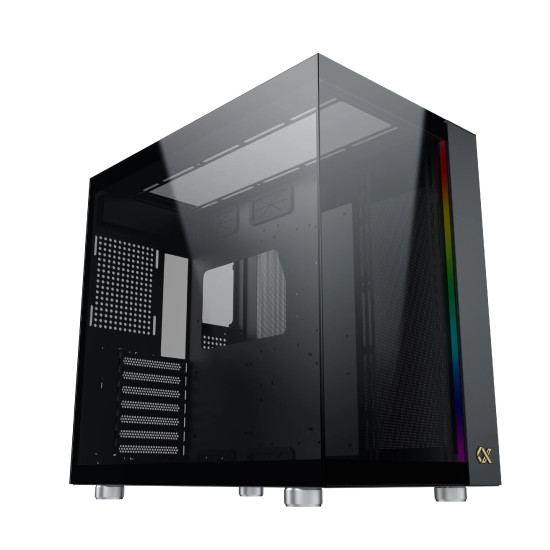 Кутия за компютър Xigmatek AQUA ULTRA - 7 ARGB Fans, Black