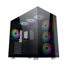 Кутия за компютър Xigmatek AQUA ULTRA - 7 ARGB Fans, Black