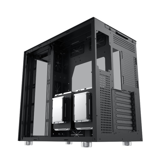 Кутия за компютър Xigmatek AQUA ULTRA - 7 ARGB Fans, Black