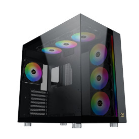 Кутия за компютър Xigmatek AQUA ULTRA - 7 ARGB Fans, Black