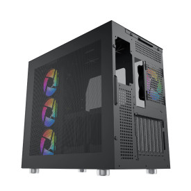 Кутия за компютър Xigmatek AQUA ULTRA - 7 ARGB Fans, Black