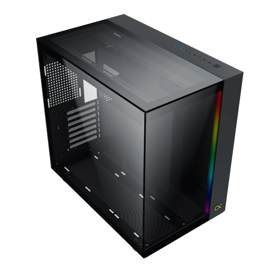 Кутия за компютър Xigmatek AQUA ULTRA - 7 ARGB Fans, Black