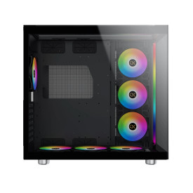 Кутия за компютър Xigmatek AQUA ULTRA - 7 ARGB Fans, Black