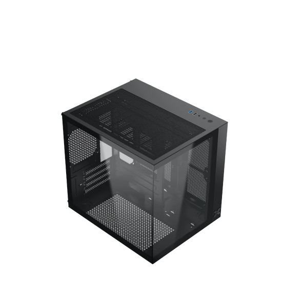 Кутия за компютър Xigmatek Case mATX - Aqua M Lite - 5 ARGB Fans
