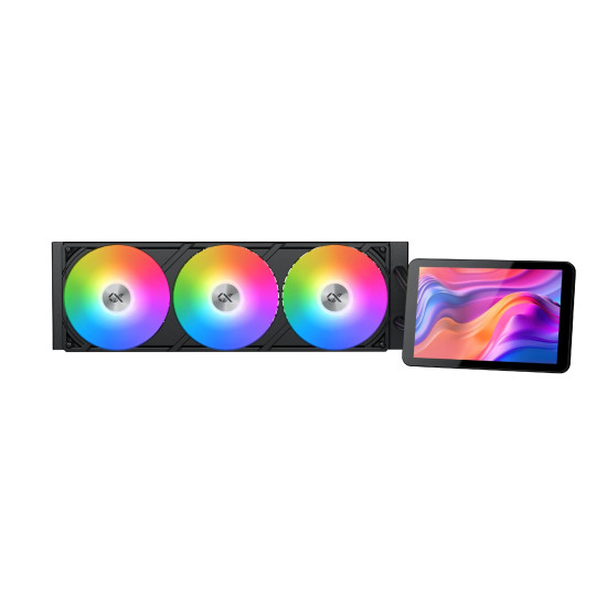 Водно охлаждане Xigmatek Water Cooling Connect Pro 360 - 7 inch Magnetic LCD Display