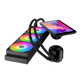 Водно охлаждане Xigmatek Water Cooling Connect Pro 360 - 7 inch Magnetic LCD Display