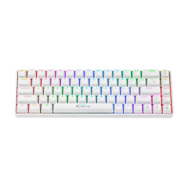 Безжична клавиатура Xtrike ME Wireless Gaming Mechanical keyboard - GK-995W WH - RED switches, BT5.2, 2.4G (English US)