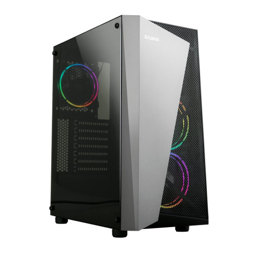 Кутия за компютър Zalman Case ATX - S4 PLUS RGB - ZM-S4-PLUS