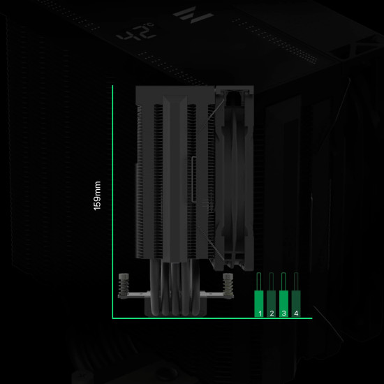 Охладител за процесор Zalman CPU Cooler CNPS13X DS - LGA1700/AM5