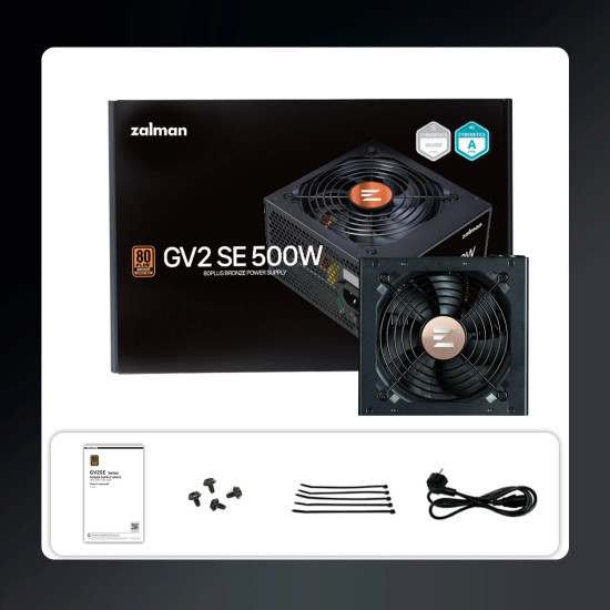 Захранване Zalman PSU 500W Bronze - ZM500-GV2 SE