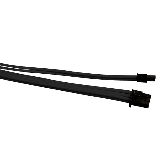 Комплект модинг кабели 1stPlayer Custom Modding Cable Kit Dark Black - ATX24P, EPS, PCI-e - BK-001