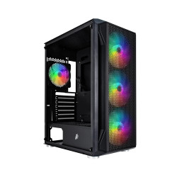 Кутия за компютър 1stPlayer Case ATX - Firebase X5 RGB - 4 fans included