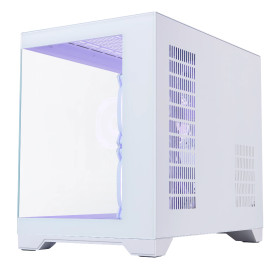 Кутия за компютър 1stPlayer Case mATX - MV6-TP White - 3 fans included