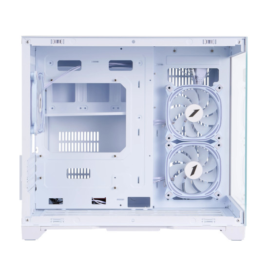 Кутия за компютър 1stPlayer Case mATX - MV6-TP White - 3 fans included