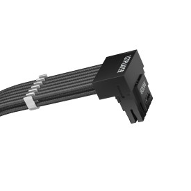 Удължителен кабел 1stPlayer Custom Sleeved Modding Cable Black - 4 x PCIe 8-pin to 12VHPWR - FM4-B-BK