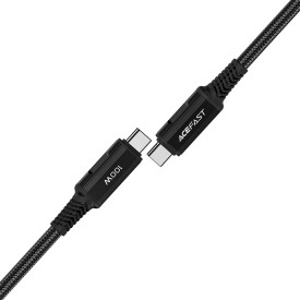 USB кабел Acefast USB-C to USB-C Cable 100W 2m Aluminum alloy - C4-03 - Black