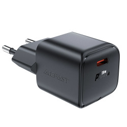 Зарядно Acefast GaN PD20W - A73 Mini - USB-C x 1, Black