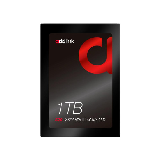 Вътрешен SSD диск Addlink S20 1TB - SATA3 3D NAND 560/500 MB/s