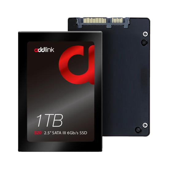 Вътрешен SSD диск Addlink S20 1TB - SATA3 3D NAND 560/500 MB/s