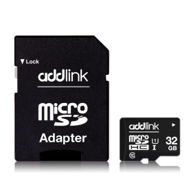 Карта памет Addlink microSDXC 32GB UHS-1 Class 10 Adapter - ad32GBMSH310A