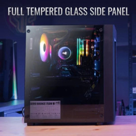 Кутия за компютър AeroCool Case mATX - Hexform-G-BK-v2 - 3 fans included