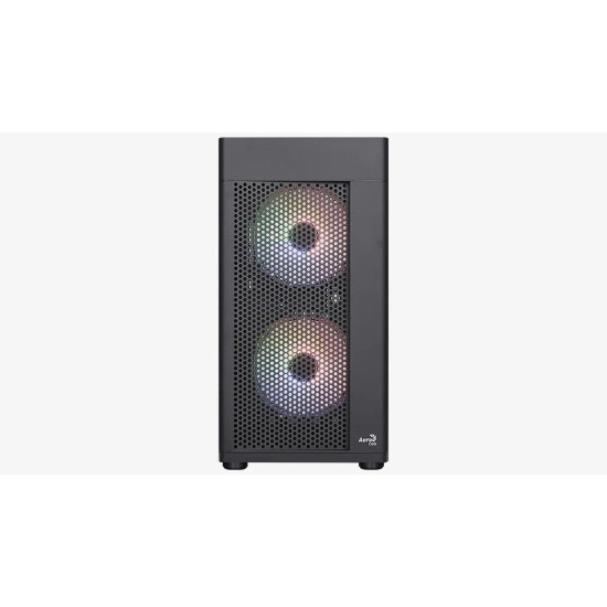 Кутия за компютър AeroCool Case mATX - Hexform-G-BK-v2 - 3 fans included