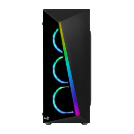 Кутия за компютър AeroCool Case ATX - Shard - 4 x 120mm aRGB/Tempered Glass - ACCM-PV14043.11