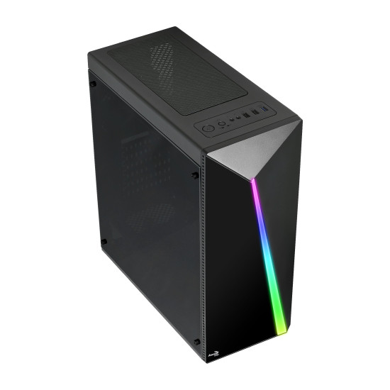 Кутия за компютър AeroCool Case ATX - Shard - 4 x 120mm aRGB/Tempered Glass - ACCM-PV14043.11
