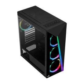 Кутия за компютър AeroCool Case ATX - Shard - 4 x 120mm aRGB/Tempered Glass - ACCM-PV14043.11